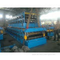 5.5KW Motor Power Double Layer Roll Forming Machine PLC Pan